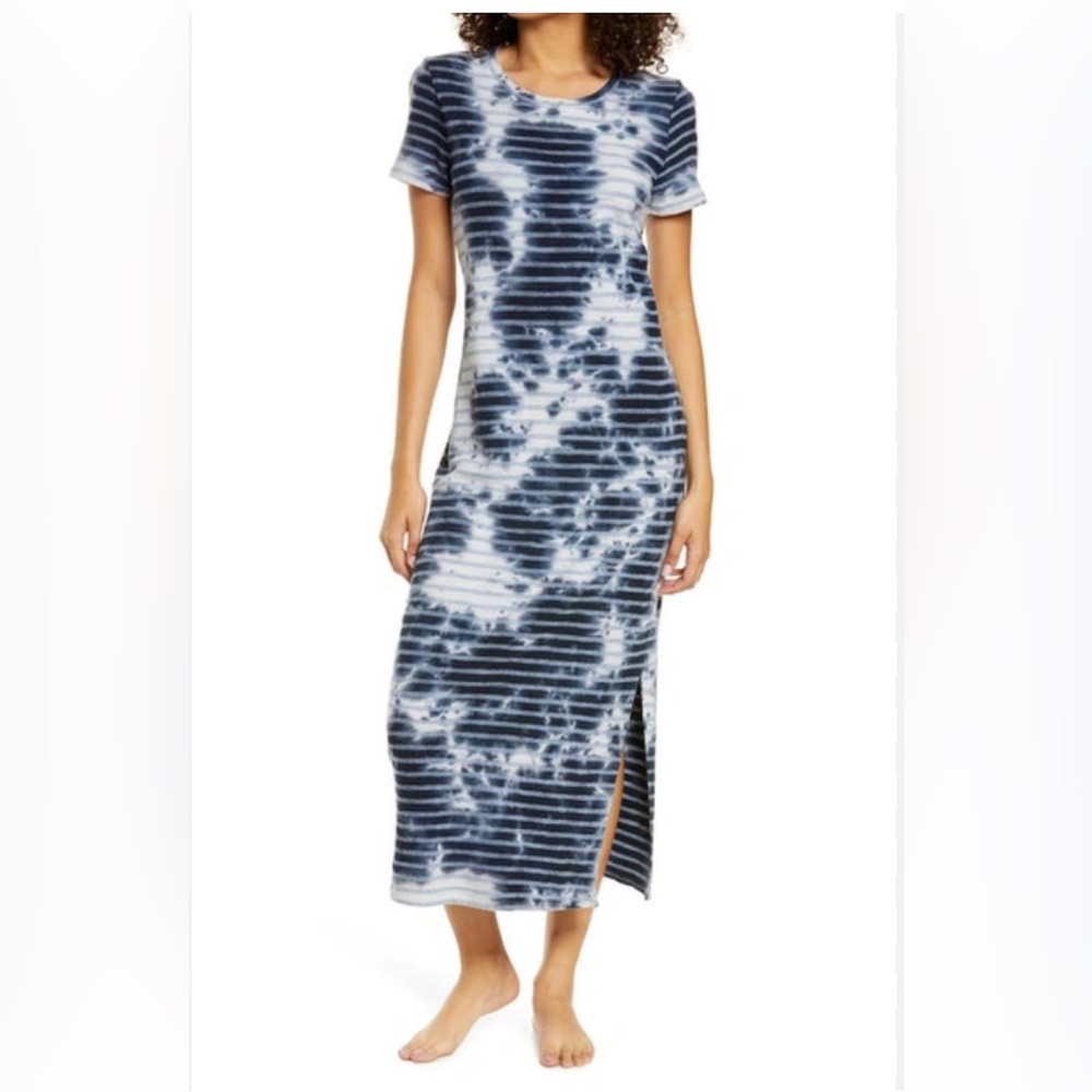 Sol Angeles Catalina Cloud Dress Maxi Size Tie Dye Strip Small Made in USA